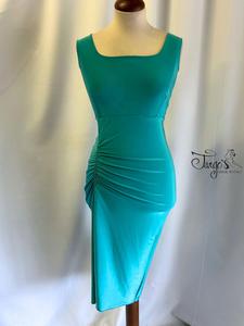 Tiffany Green and Glitter Lace Angeles Dress