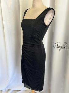 Angeles black lurex dress