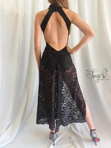 Abito Anita in pizzo paillettes