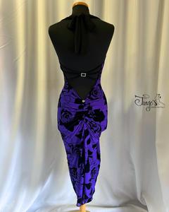 Abito Cleo tessuto floccato