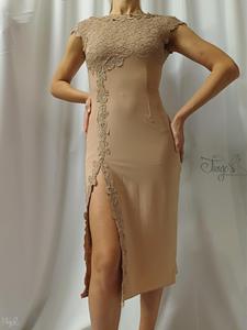 Abito Cristiana pizzo glitter