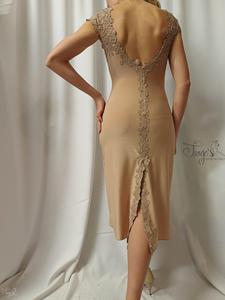 Abito Cristiana pizzo glitter