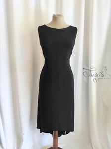 Daniela black dress with adjustable laces