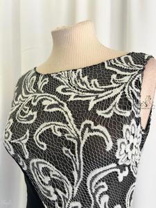 Abito Delmara pizzo bianco