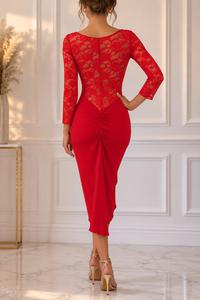 Dress fiona red