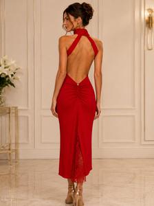 Abito Michi in jersey rosso
