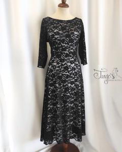 Milena Lace Dress with Silver Lining