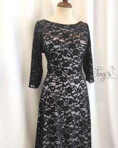 Milena Lace Dress with Silver Lining