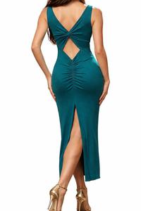 Dress Rosalba jungle with back draping- 6849ab701a682