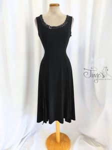 Dress Sabina black with sequins finishing