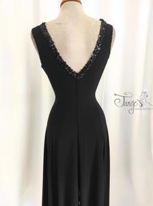 Dress Sabina black with sequins finishing