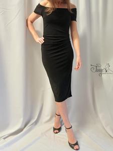 black sheath dress monia