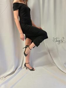 black sheath dress monia