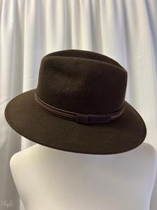 Cappello simil borsalino testa di moro