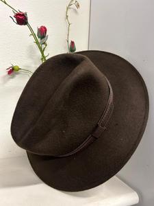 Cappello simil borsalino testa di moro