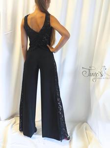 Pantalone Berta con inserti in pizzo