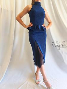 Dea top in blue lurex