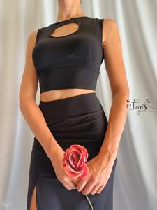 Completo gonna Katia e top Romi oblò