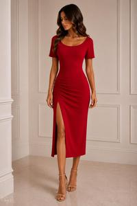 Completo gonna Katia top Annalisa in rosso