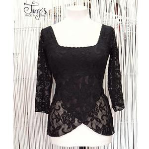 Miriam set in black lace with cross back