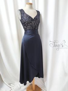 Alana blue glitter lace top