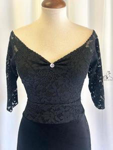 Set skirt Giulia in black lace e top Annalisa