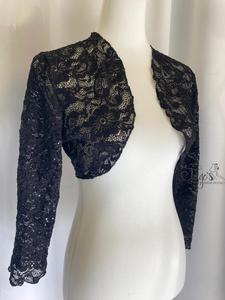 Coprispalle in pizzo con paillettes