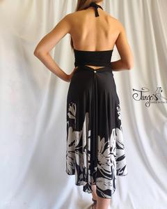 Gonna Heli fantasia bianca nera sotto