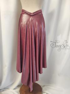 Skirt Heli bordeaux lurex fabric