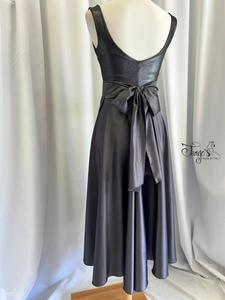 Top Lili grigio metallizzato