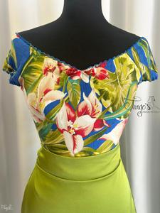 Annalisa floral top 2