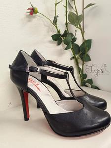 Scarpe Mery in pelle nera  - Tacco 10.5 cm