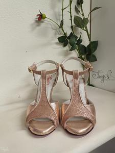 Marella rose gold shoe - Heel 9.5 cm