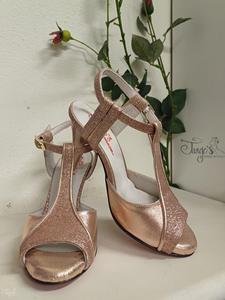 Marella rose gold shoe - Heel 9.5 cm