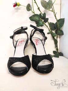 Scarpe Marina paillettes nere - Tacco 10,5cm - 6717ad54afa80